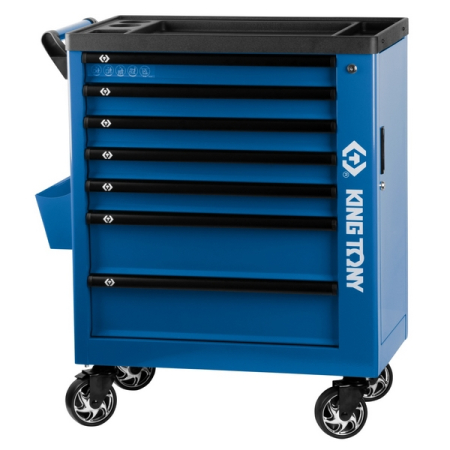 KING TONY 87G38-7B-B Тележка инструментальная PROFESSIONAL, 7 ящиков, синяя