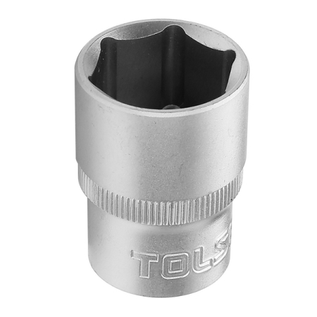 Головка торцевая стандартная шестигранная 1/2", 15 мм TOLSEN TT16515 Головка торцевая стандартная шестигранная 1/2", 15 мм TOLSEN TT16515