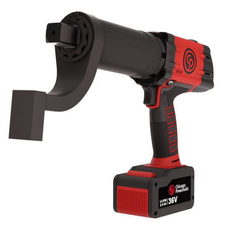 Гайковерт мультипликаторный аккумуляторный, квадрат 1 дюйм, 700-2600 Нм, 36 В, комплект, Chicago Pneumatic CP8626
