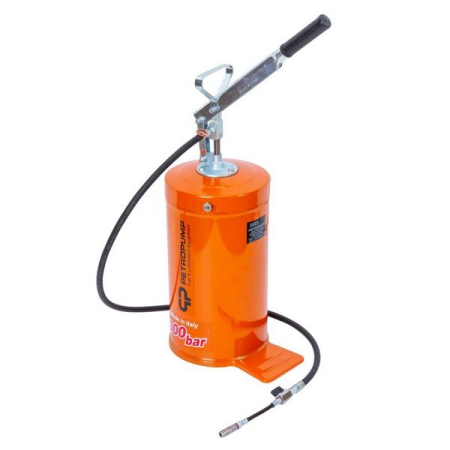Ручной солидолонагнетатель с емкостью 16 кг, 300 бар, проф. версия, Petropump PP210009