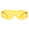Очки защитные открытые, поликарбонатные, увеличенная желтая линза, DENZEL 89202
