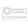 BAHCO 7444SG-M-115 Ключ накидной силовой ударный 115 мм BAHCO 7444SG-M-115 Ключ накидной силовой ударный 115 мм