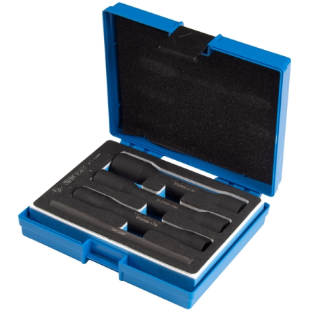 KING TONY 9TD164MR Набор торцевых головок для поврежденных гаек и болтов, 17, 19, 21 мм, 4 предмета