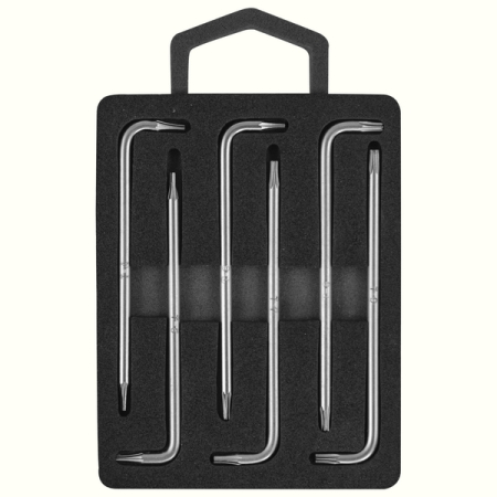 Набор ключей торцевых TORX с отверстием T4-T9, 6 предметов, Jonnesway H09MT06S