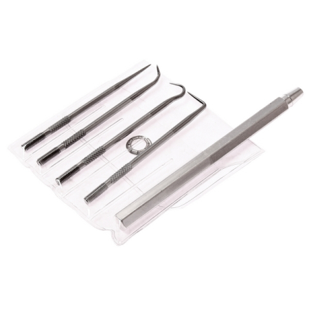 Набор крючков для снятия уплотнительных колец, 5 предметов, JTC-1730 Набор крючков для снятия уплотнительных колец, 5 предметов, JTC-1730