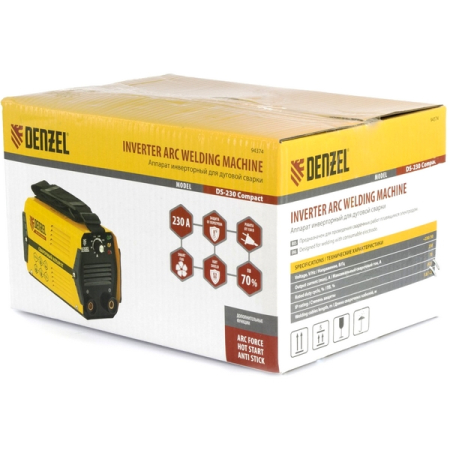 Аппарат инверторный дуговой сварки Denzel DS-230 Compact