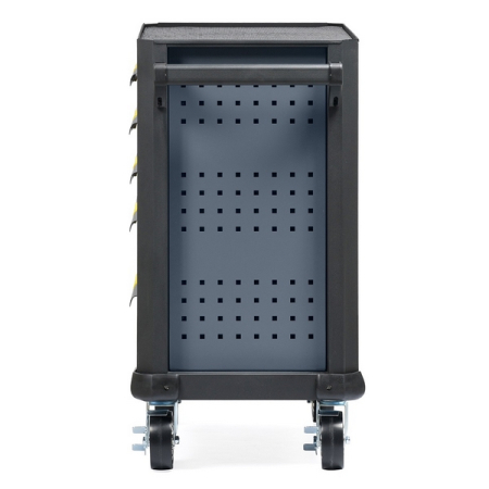 Тележка серая с набором инструментов, 157 предметов, KraftWell KRW-TTG+SET157