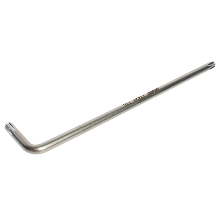 Ключ TORX/TORX с отверстием Г-образный T25H удлиненный L=126 мм JTC-73425