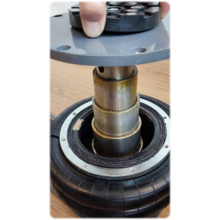 Домкрат переносной пневматический, 2 т, KRAFTWELL KRWPJ2H