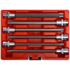 Набор бит-головок 1/2" TORX T40-T70, L=200 мм, 6 предметов, JTC-7257
