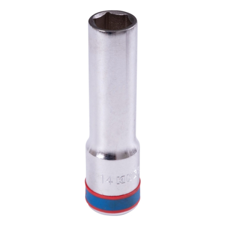 KING TONY 424514M Головка торцевая глубокая шестигранная 1/2", 14 мм, L=90 мм