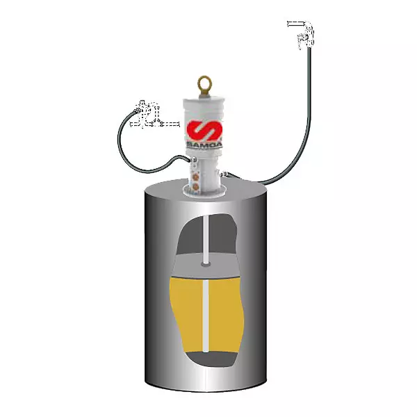 Комплект для консистентной смазки с насосом PumpMaster 6 для бочек 185 кг Samoa 429900 Комплект для консистентной смазки с насосом PumpMaster 6 для бочек 185 кг Samoa 429900