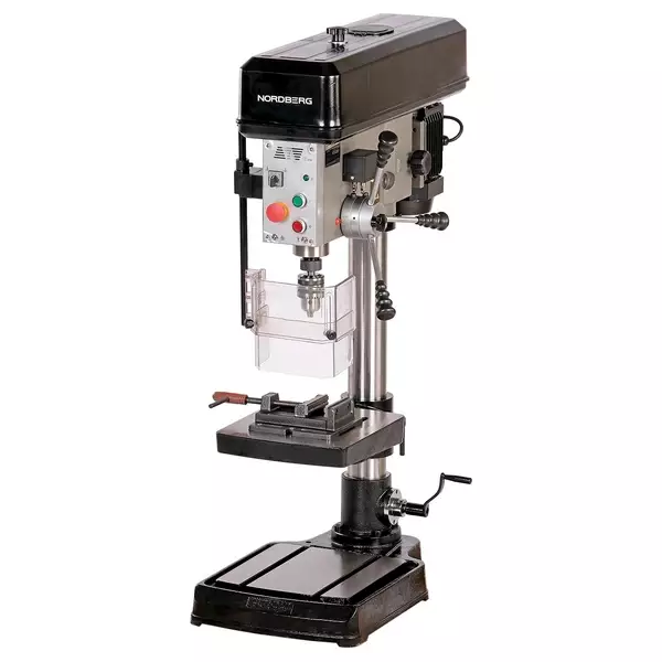 NORDBERG ND2554P Станок сверлильный 1100 Вт, 25 мм, 5 скоростей, нарезание резьбы, тиски NORDBERG ND2554P Станок сверлильный 1100 Вт, 25 мм, 5 скоростей, нарезание резьбы, тиски