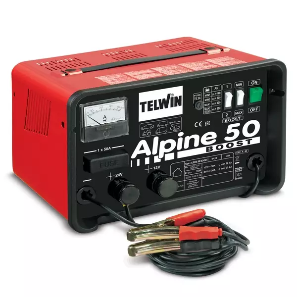 Зарядное устройство TELWIN ALPINE 50 BOOST 12/24V Зарядное устройство TELWIN ALPINE 50 BOOST 12/24V