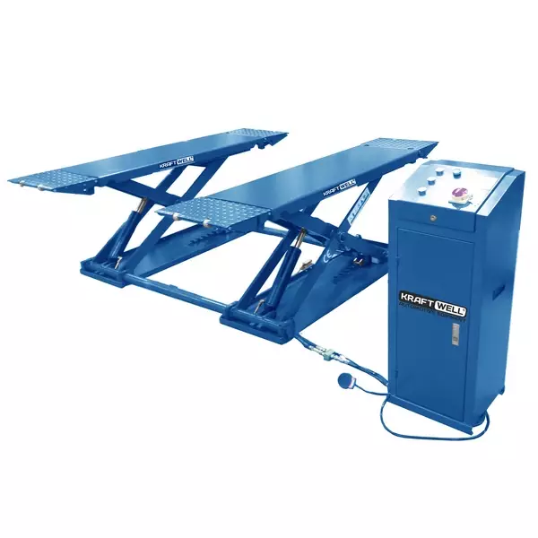 Подъемник ножничный электрогидравлический, 3 тонны, KRAFTWELL KRW3TN/380 Blue Подъемник ножничный электрогидравлический, 3 тонны, KRAFTWELL KRW3TN/380 Blue