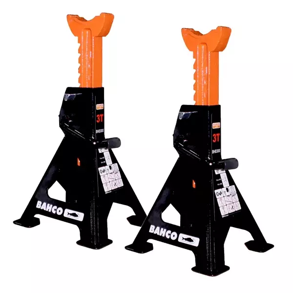 BAHCO BH33000 Подставки под машину, регулируемые, 3 тонны, 2 шт. BAHCO BH33000 Подставки под машину, регулируемые, 3 тонны, 2 шт.
