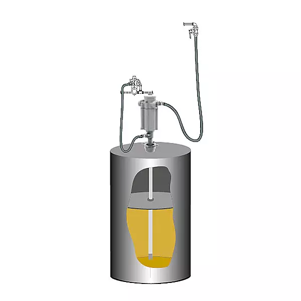 Комплект для консистентной смазки с насосом PumpMaster 3+3 для бочек 185 кг Samoa 429800 Комплект для консистентной смазки с насосом PumpMaster 3+3 для бочек 185 кг Samoa 429800