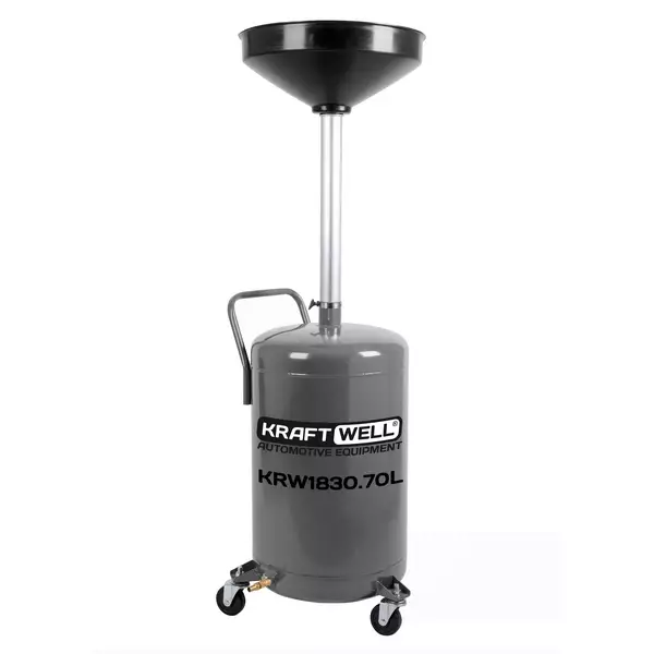 Установка для слива масла и антифриза, 70 л, KraftWell KRW1830.70L Установка для слива масла и антифриза, 70 л, KraftWell KRW1830.70L