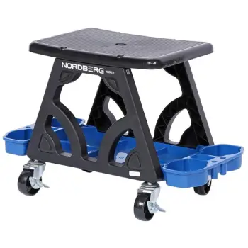 NORDBERG N30S11 Сиденье ремонтное на колесах с лотком для инструмента NORDBERG N30S11 Сиденье ремонтное на колесах с лотком для инструмента
