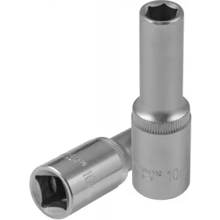 Головка торцевая глубокая 6-гранная 1/2"DR, 10 мм, Jonnesway, S04HD4110