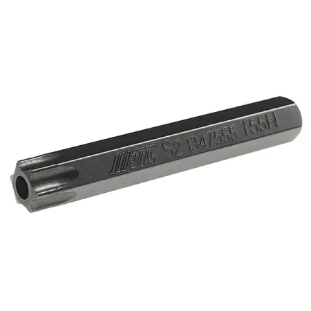Бита TORX с отверстием удлиненная T55Hx75 мм, 10 мм, JTC-1347555