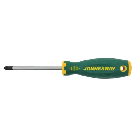 Отвертка стержневая POZIDRIV Anti-Slip Grip, PZ2x100, Jonnesway D71Z2100