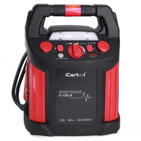 Пусковое устройство 12 В, 18 Ач, 450/1000 А, iCarTool IC-CBL18