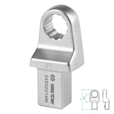 Насадка накидная серии FIT, 14 мм, 14x18 мм KING TONY 34502214M