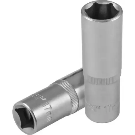 Головка торцевая глубокая 6-гранная 1/2"DR, 17 мм, Jonnesway, S04HD4117