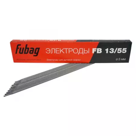 Электроды сварочные с основным покрытием FUBAG FB 13/55 (3,0 мм; 0,9 кг)