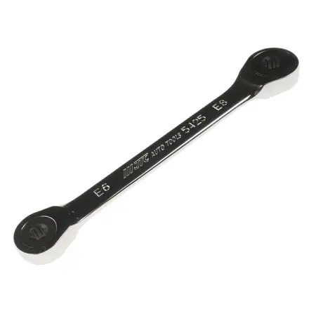 Ключ накидной TORX E6xE8, трещоточный JTC-5425