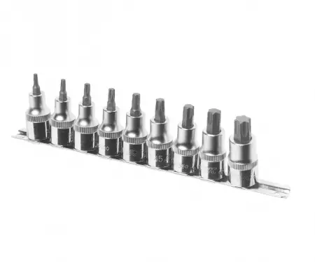 Набор бит-головок 1/2" TORX T20-T60 9 предметов JTC-H409T