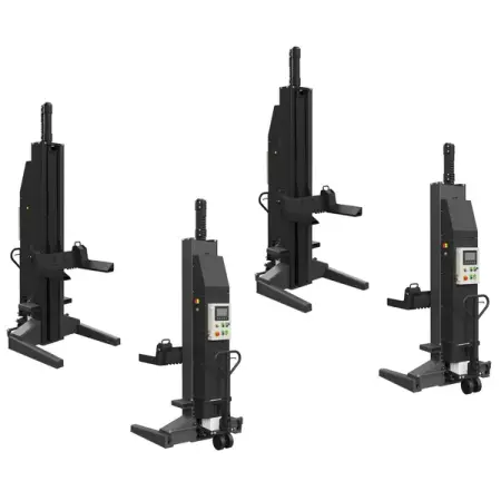Колонны подкатные электрогидравлические, 4x8,5 т, беспроводные KRAFTWELL KRW4H8