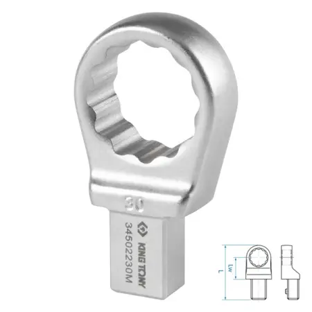 Насадка накидная серии FIT, 30 мм, 14x18 мм KING TONY 34502230M