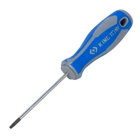 KING TONY 14271003 Отвертка TORX T10, 75 мм с отверстием