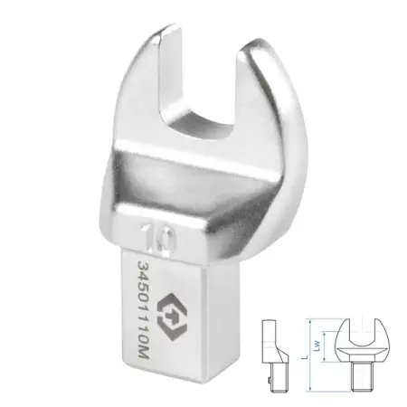 Насадка рожковая серии FIT, 10 мм, 9x12 мм KING TONY 34501110M
