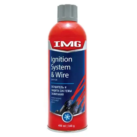 Осушитель и защита системы зажигания, 340 г, аэрозоль, IMG Ignition System & Wire Dryer