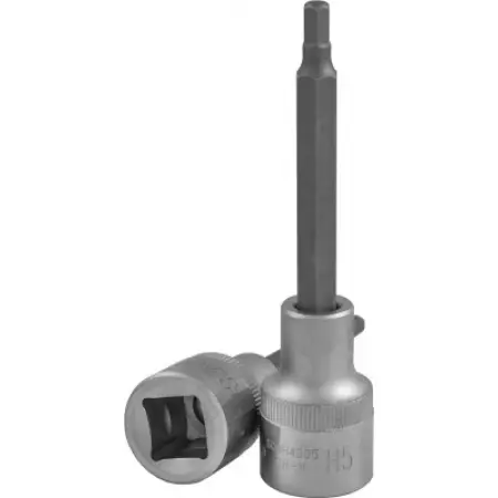 Насадка торцевая 1/2"DR с вставкой-битой шестигранной, H5, L=100 мм, Jonnesway, S09H4305