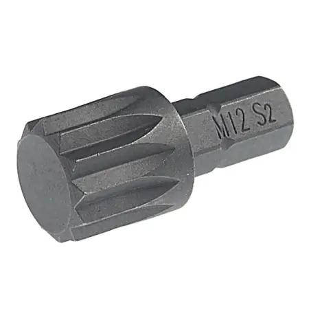 Бита SPLINE M12x25мм, 1/4", JTC-1162512