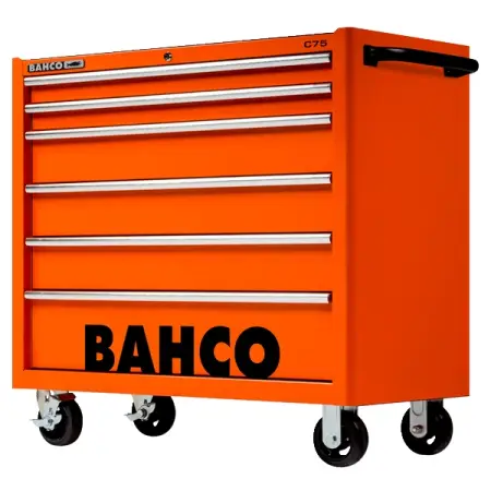 BAHCO 1475KXL6 Тележка инструментальная 40 дюймов, 6 ящиков
