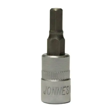 Насадка торцевая 1/4"DR с вставкой-битой шестигранной, H4, L=37 мм, Jonnesway S09H204