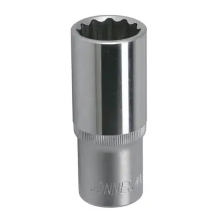 Головка торцевая глубокая 12-гранная 1/2"DR, 26 мм, Jonnesway, S04HD4726