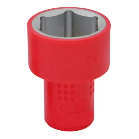 KING TONY 3335VE19M Головка торцевая диэлектрическая шестигранная 3/8”, 19 мм
