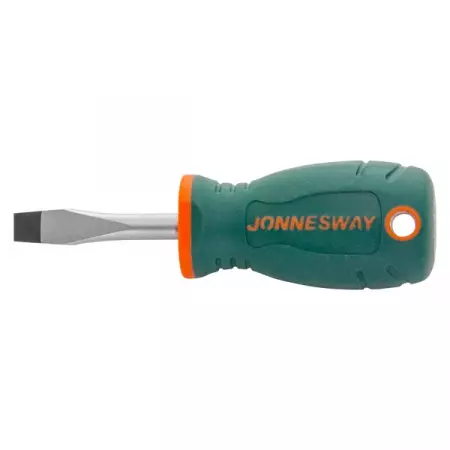 Отвертка стержневая шлицевая ANTI-SLIP GRIP, SL6.5x38 мм Jonnesway D77S638