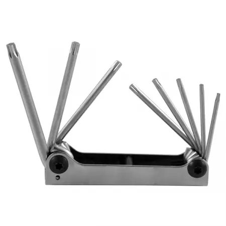 Набор ключей TORX в ключнице  T9-T40, 8 предметов, Jonnesway H07M08SF