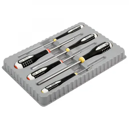 BAHCO BE-9881I Набор отверток SLOTTED и PHILLIPS из нержавеющей стали, 6 предметов