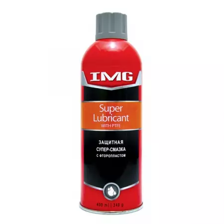 Супер смазка защитная с фторопластом, 400 мл, аэрозоль, IMG Super Lubricant With PTFE