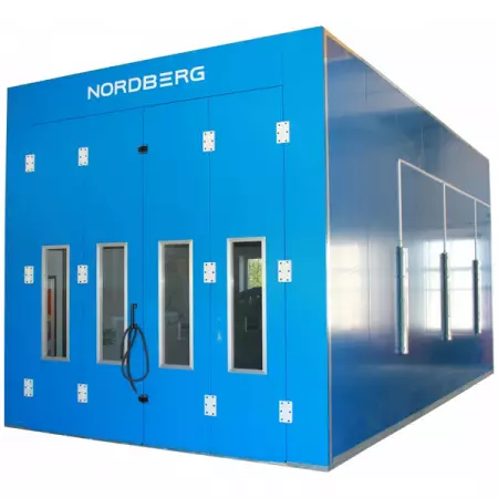 Nordberg MEDIO2 Покрасочная (окрасочно) сушильная камера в комплекте с горелкой RIELLO G20, 8500×5600×4300 мм