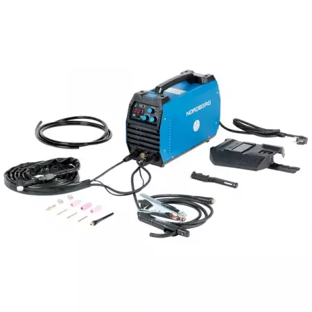 NORDBERG WT200 Аппарат сварочный инверторный TIG+MMA, 200А, 220В