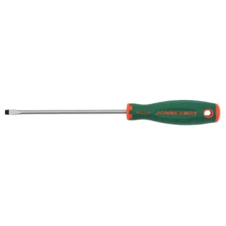 Отвертка стержневая шлицевая ANTI-SLIP GRIP, SL8х200 мм, Jonnesway, D71S8200